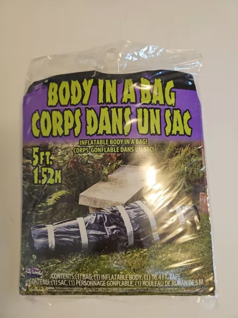 Body In A Bag Halloween Decoration