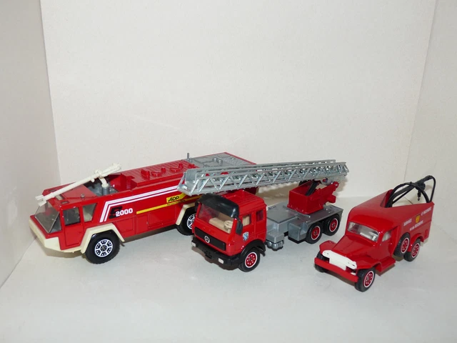 Lot 8 SOLIDO Pompiers. Solido Véhicules Pompier, LLEDO Days Pompiers. SOLIDO.