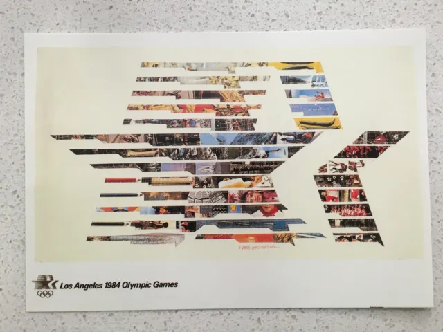 Fantastic 1984 Los Angeles Olympics Postcard - Others Years Available From Aust.
