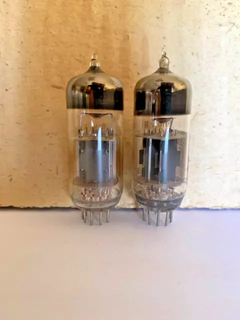 2x 6n6p-i ecc99 e182cc) Soviet double triode tubes / matched pair / SL.USED