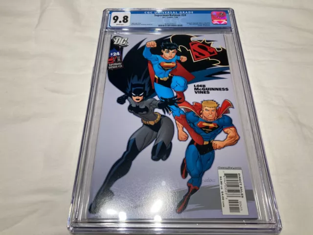 Superman Batman 24 CGC 9.8 NM/M White Pages Superwoman Batwoman Loeb McGuinness