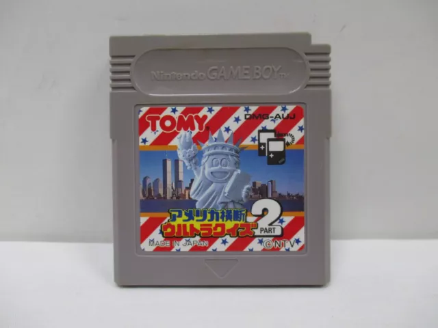 GB -- America Oudan Ultra Quiz 2 -- Game Boy, JAPAN Game. 11926