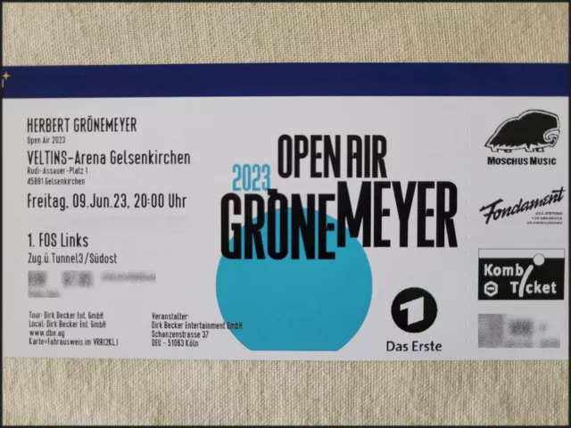 HERBERT GRÖNEMEYER 09.06.2023 Gelsenkirchen *Stehplatz-Front of Stage 1 Links*
