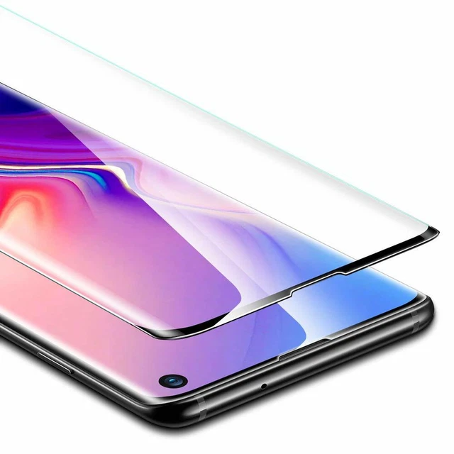 Pellicola Vetro Temperato PER SAMSUNG S10 S10 plus S10e CURVA PROTEZIONE TOTALE