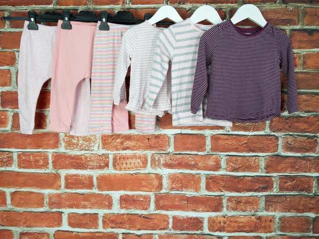 Baby Girl Bundle Aged 12-18 Months 100% Next Long Sleeve T-Shirt Leggings 86Cm