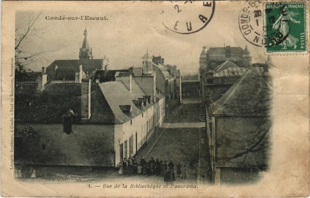 CPA Rue de la Bibliotheque et Panorama (142110)