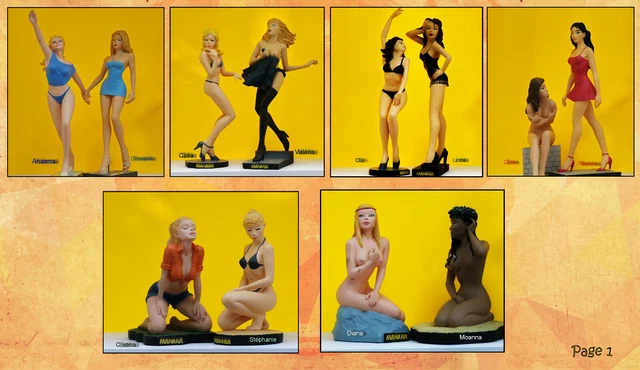 Figurines Manara - Collection Pin-up - État D'occasion