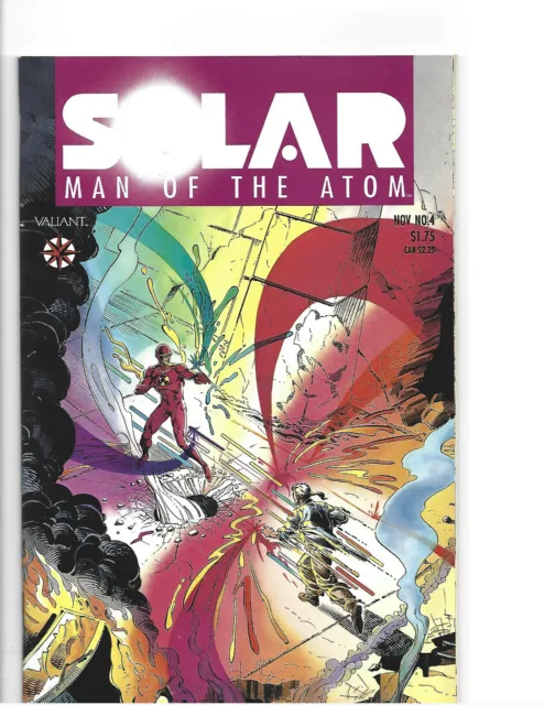 Solar Man Man Of The Atom # 4 * Valiant Comics * 1991