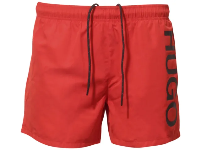 Hugo Boss Men's Abas Swim Trunks Swimwear Shorts Quick Dry Open Pink