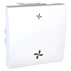 Unica Blanc inter VMC 2 vitesses sans position arret 2 modules MGU3.203.18VMC