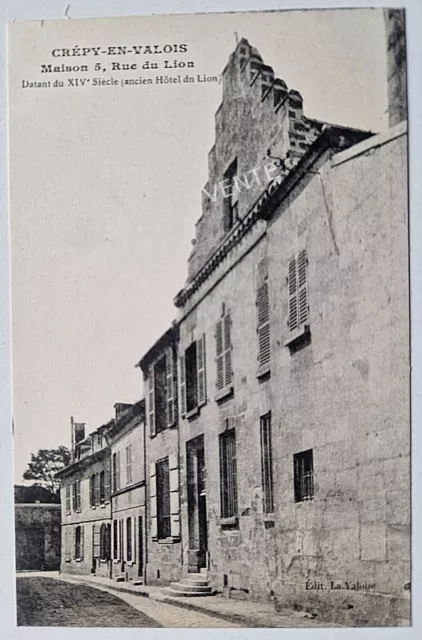 Carte Postale CREPY-EN-VALOIS - 5 rue du lion