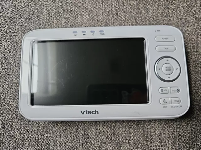 VTech VM5254 5" LCD Screen Video Baby Monitor with Adaptive Night Light, White