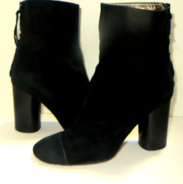 ISABEL MARANT Trevor Black Suede Leather Ankle Boots Size 38 EU 7 US Italy