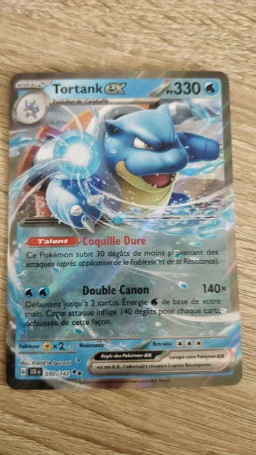 CARTE POKEMON TORTANK Ex 030/142 Ultra Rare Couronne Stellaire Ev07 Fr ...