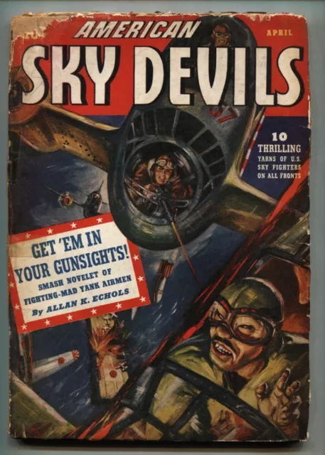 American Sky Devils #5 // 4/1943 // Red Circle Marvel Pulp // Norman Saunders...