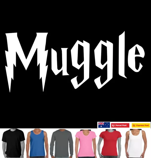 Funny T-shirts Muggle Fun tee's Costume Aussie printed Store Halloween Mens