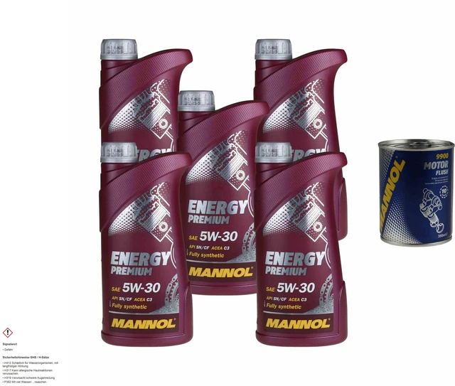 5L Olio Motore MANNOL Energia Premium 5W-30