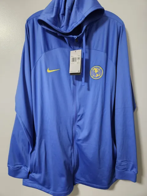 Nike 2022-23 Club America AWF Jacket - Navy-Blue-Lemon