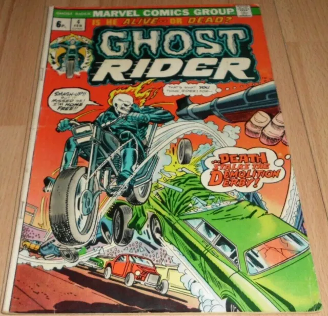 Ghost Rider (1973 1st Series) #4...Published Feb 1974 by Marvel
