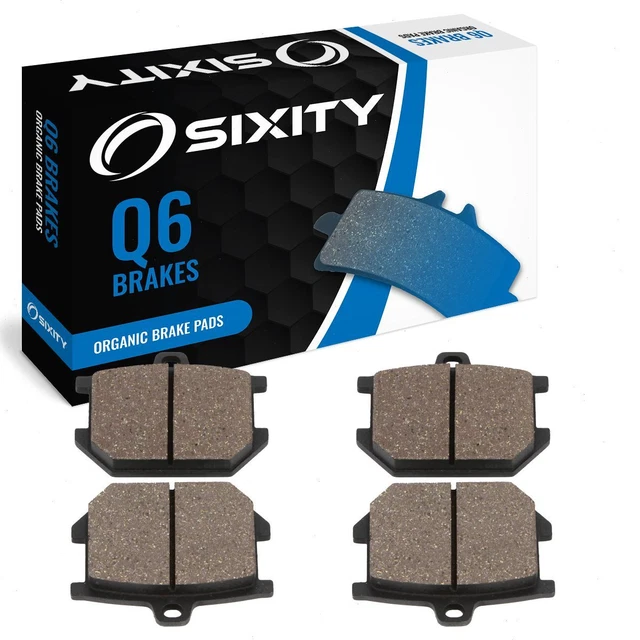 Front + Rear Organic Brake Pads 1978-1980 Yamaha XS650S Special Set Full Kit sq