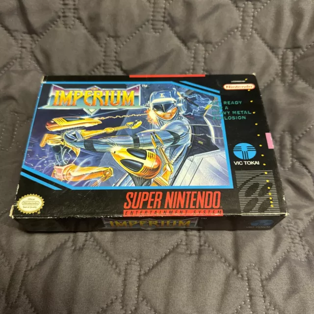 Imperium  *  Snes Box Only * Super Nintendo Original box