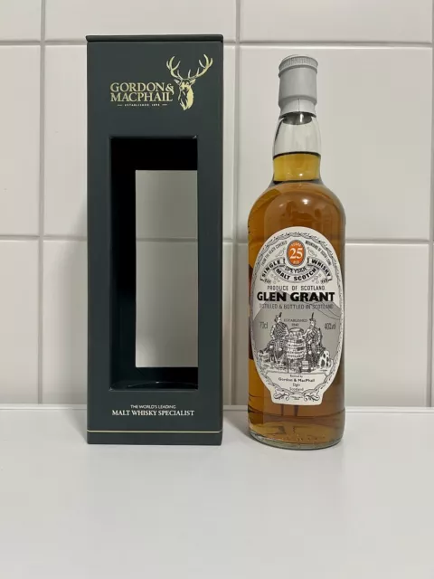 Glen Grant 25 Year Old Gordon and MacPhail Whisky 0,7l. 40,0%vol. ca. 1985