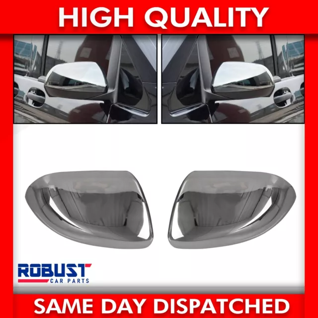 2 PCS CHROME Wing Mirror Cover Cap S.steel For Mercedes Vito W447