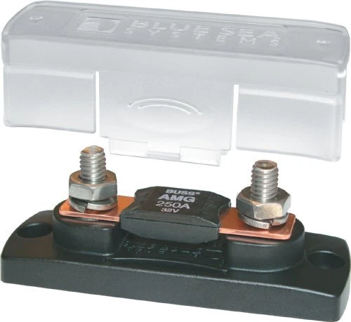 Blue Sea 5001 AMG/MEGA Fuse Block w/Cover 100A to 300A Marine Boat											...