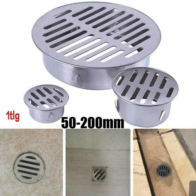 Copertura scarico acciaio inox resistente alle intemperie per balcone e pavimento giardino