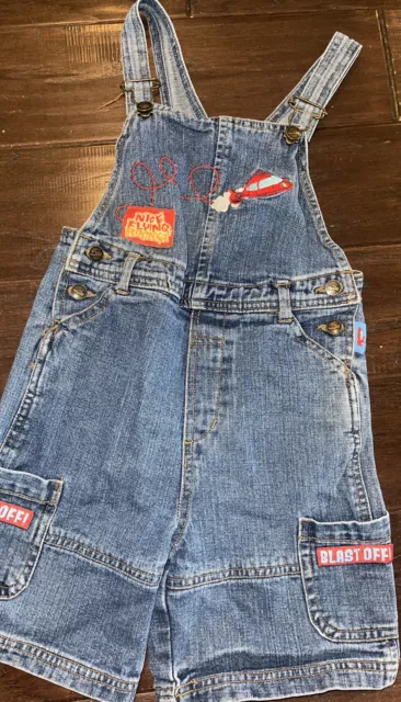 Disney Little Einsteins Rocket Overalls Jean Denim Cotton Size 5T