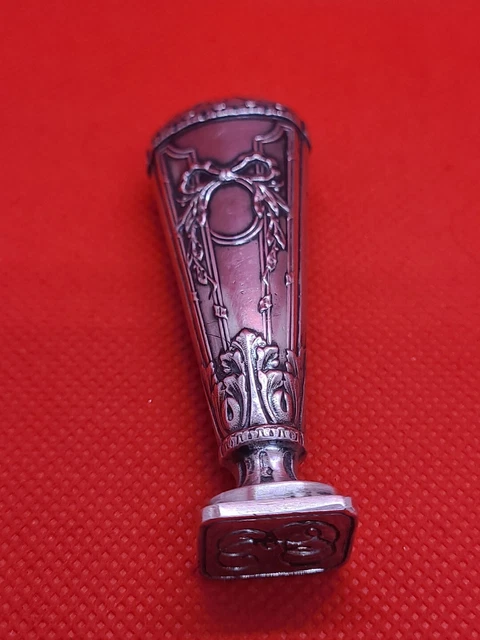 Sautoir Ancien En Argent Massif - 140 Cm, Poinçon Tête De Sanglier - Occasion