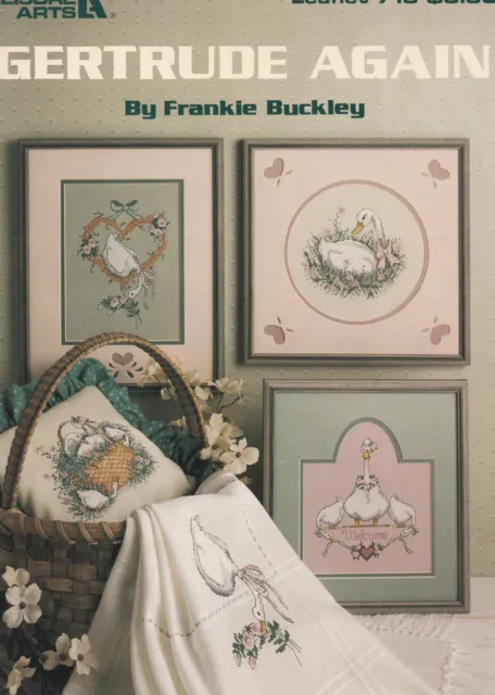 Leisure Arts GERTRUDE AGAIN Frankie Buckley KREUZSTICHBLATT #719 1989