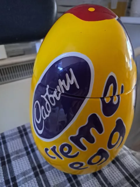 cadbury creme egg storage jar egg biscuits barrel