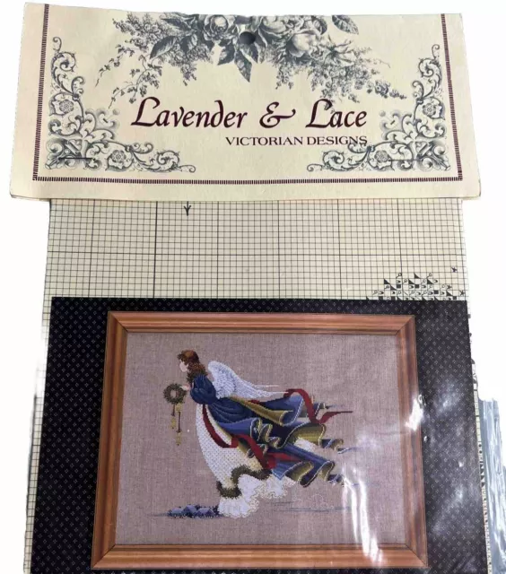 Lavender & Lace Victorian The Second Angel of Freedom Cross Stitch Pattern NEW