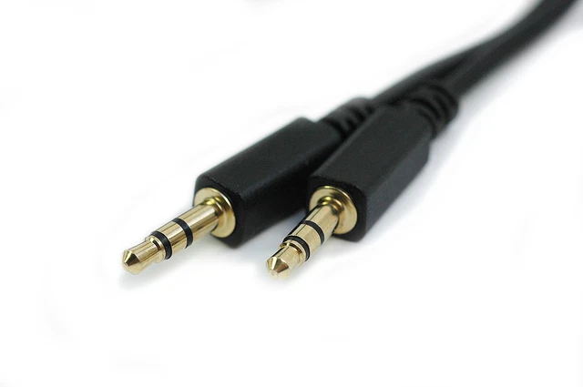 Câble Audio Jack 3,5 Mm Mâle Vers Mâle Stéréo – Longueur 2 Mètres, Pour Connexions Auxiliaires