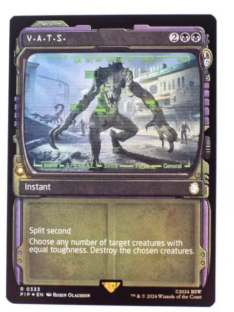 MTG V.A.T.S. - Universes Beyond: Fallout [Foil] [Showcase] NM-