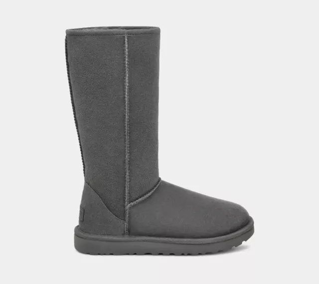 UGG Women's Pull On Sheepskin Warm Classic Tall II Boot 1016224 Size 7 Grey New