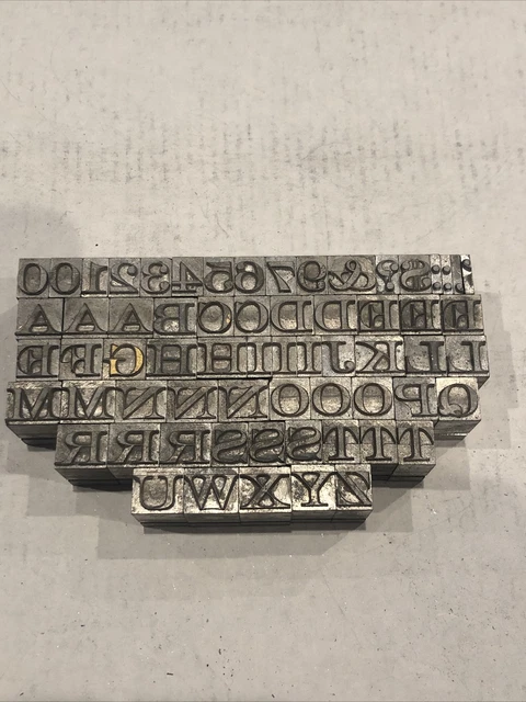 Hot Foil Embossing & Stamping Machine Letters - 5/16 x 5/16, 8mm x 8mm Kingsley?