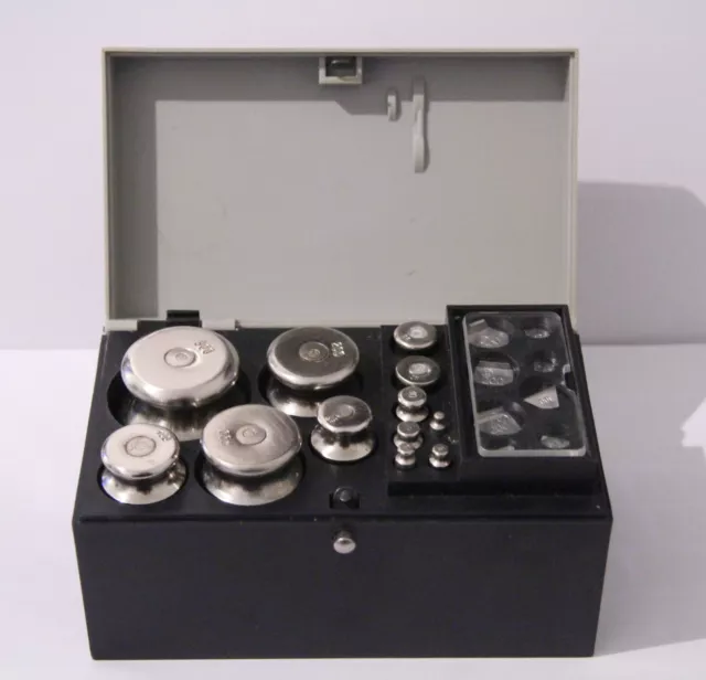 Vintage Set mit Gewichte für die Waage aus der USSR inkl Box 10 mg - 500 g
