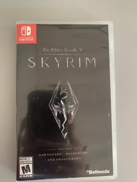Elder Scrolls V Skyrim Case Only NO GAME Nintendo Switch Empty Replacement Box