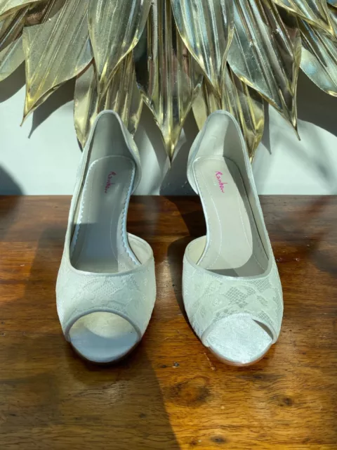 Rainbow ivory deals wedding shoes