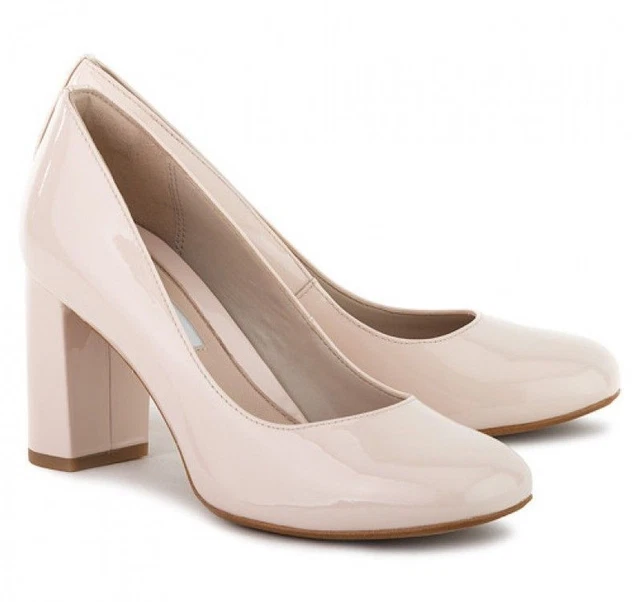 Clarks gabriel best sale mist navy patent