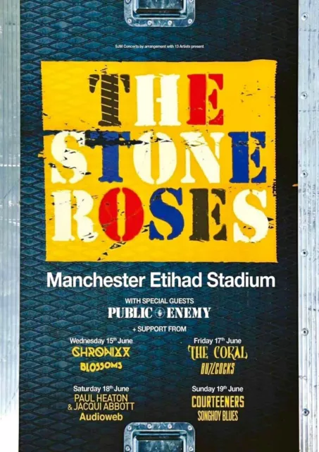 The Stone Roses A3 Print Manchester Poster Wall Art Album CD.