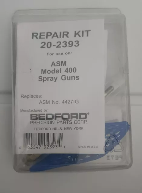 Bedford ASM Model 400 Spray Gun Repair Kit 4427-G 4427 G Made in USA