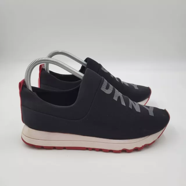 DKNY WOMENS JADYN Black Red Soles Slip On Shoes Sneakers Size 8.5 ...
