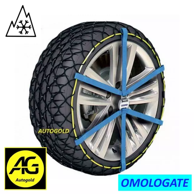 MICHELIN EASY GRIP EVO 7 8307 Calze da neve OMOLOGATE catene antineve AUTOGOLD