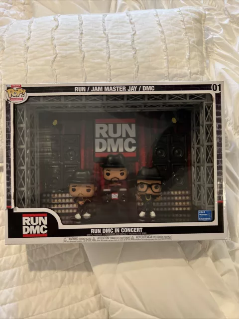 NEW Funko Pop! Deluxe Moment: RUN DMC IN CONCERT-3 Vinyl Figures 2022 Exclusive