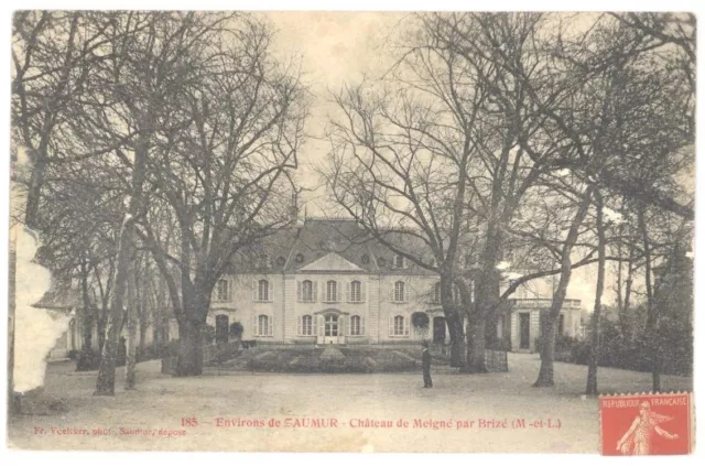 CPA 49 - 185. Surroundings of SAUMUR - Château de Meigne by Brizé