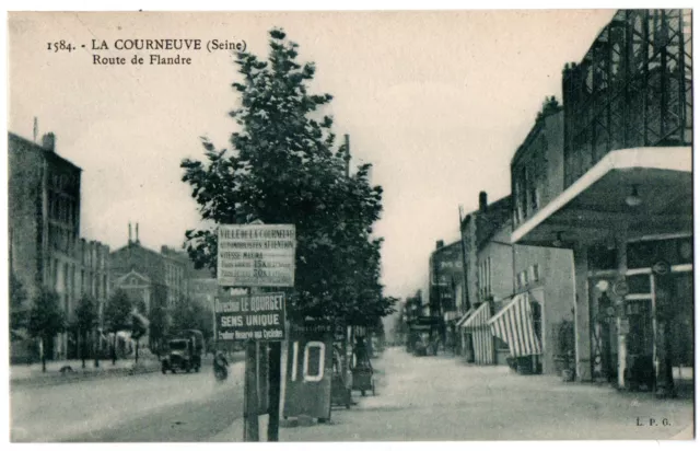 CPA 93 - LA COURNEUVE (Seine St Denis) - 1584. Route de Flandre (RN2)