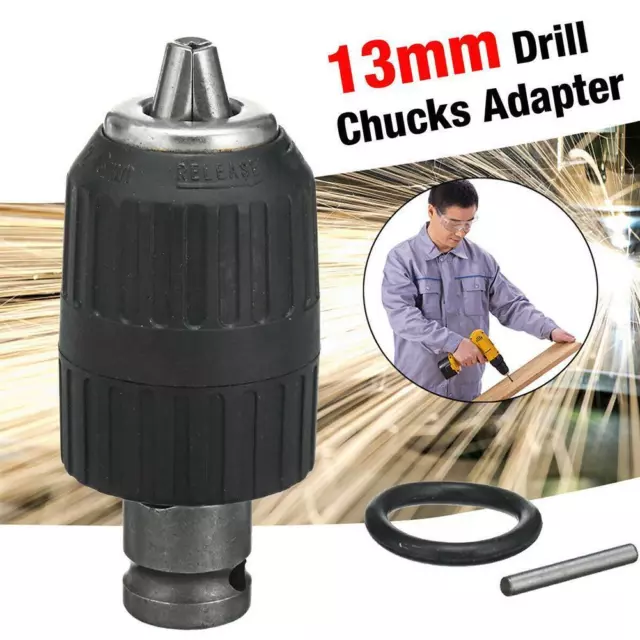 1/2'' Drive Hex Drill Chuck Converter Adapter Socket For Impact HOT Wrench Q1I1